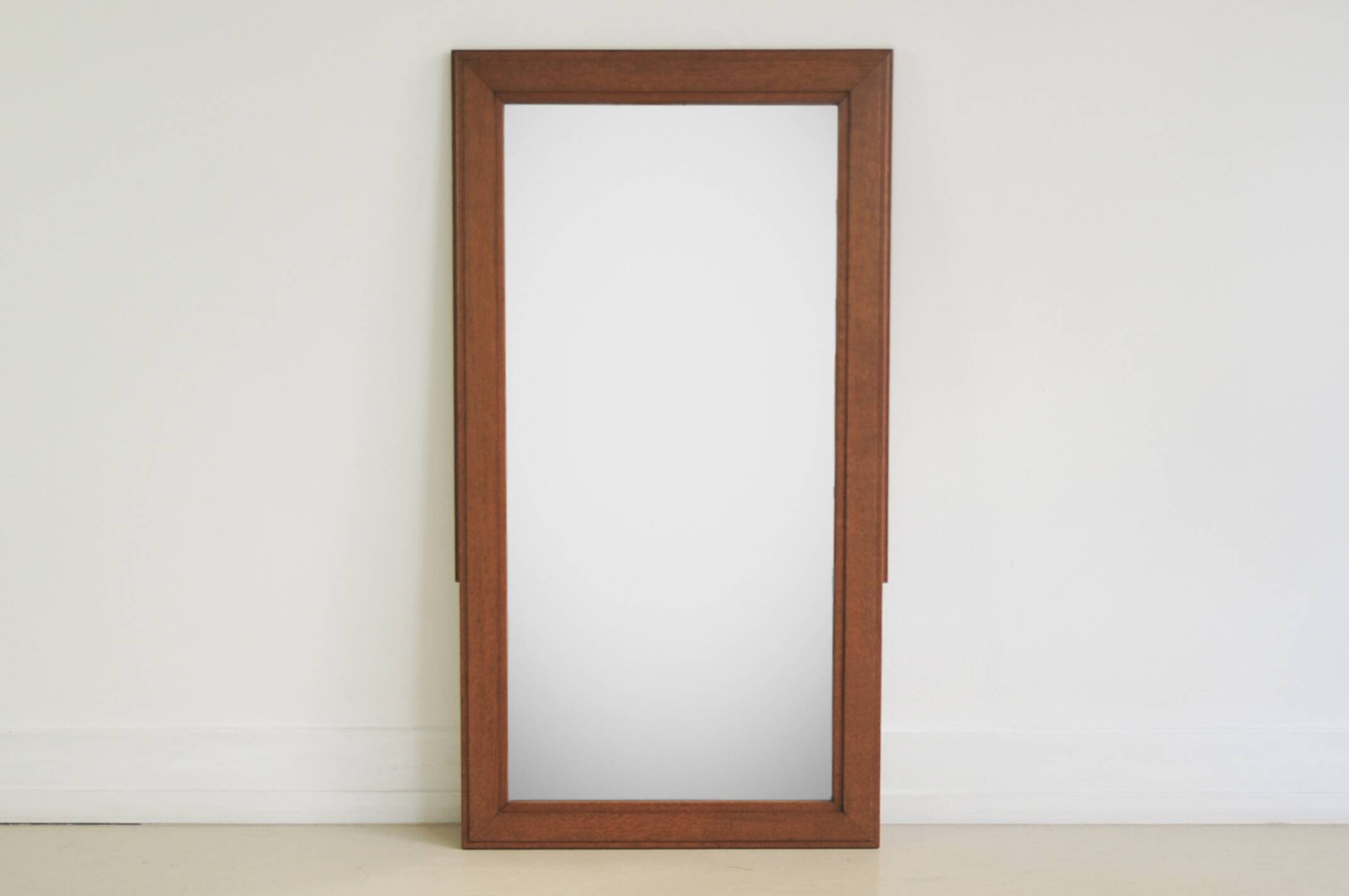 Oak Art Deco mirror