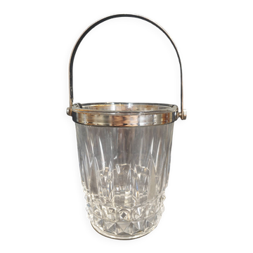 Vintage crystal ice bucket from Arc.