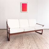 Canapé FD130/3 by Hvidt Mølgaard, Mid Century sofa in teak, Denmark