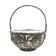 Sugar bowl, postmodernism, silver-plated brass, HEFRA, Poland, 1970s