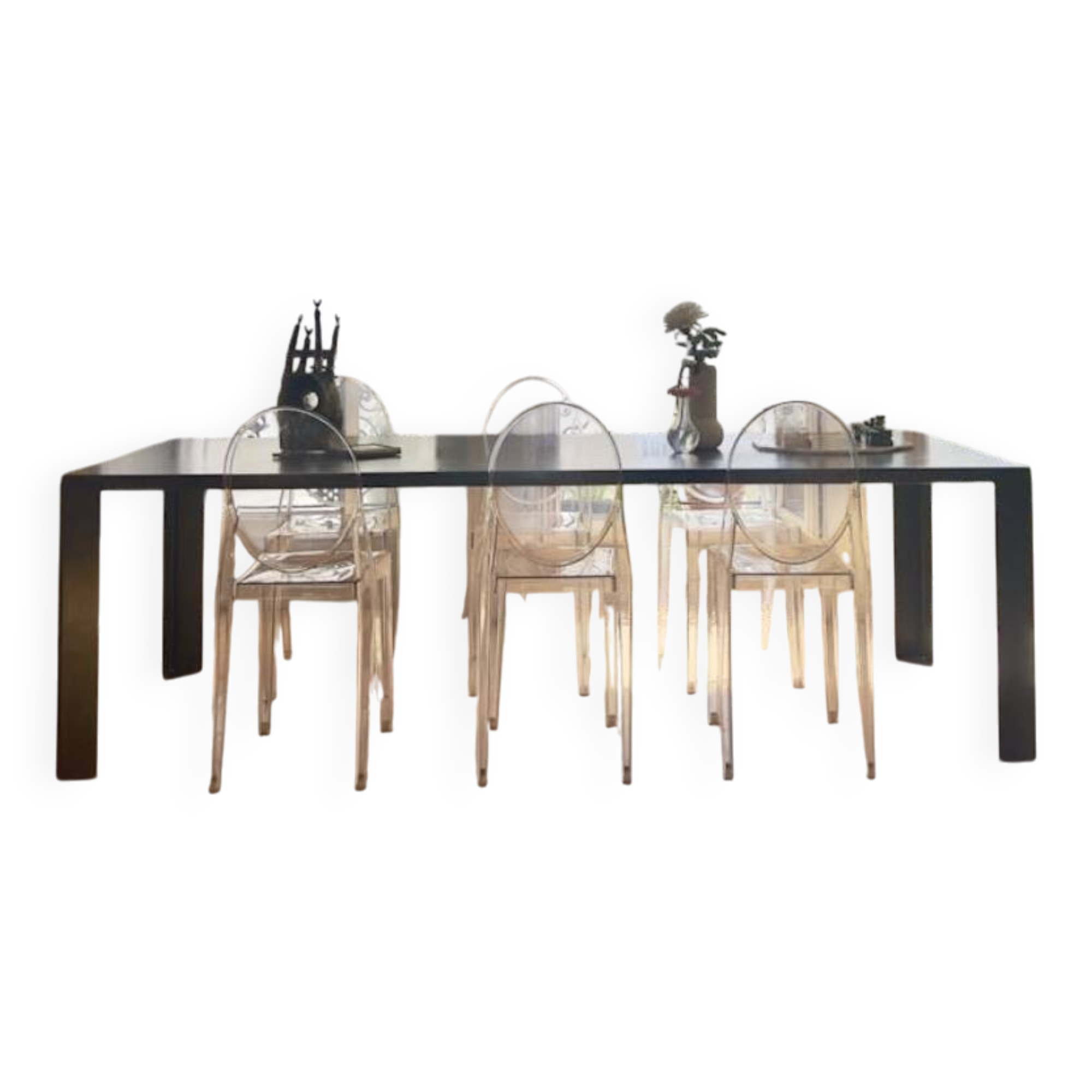 Zeus rectangular table, Big Irony metal / Maurizio Peregalli, 2000