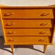 vintage commode with tapered legs