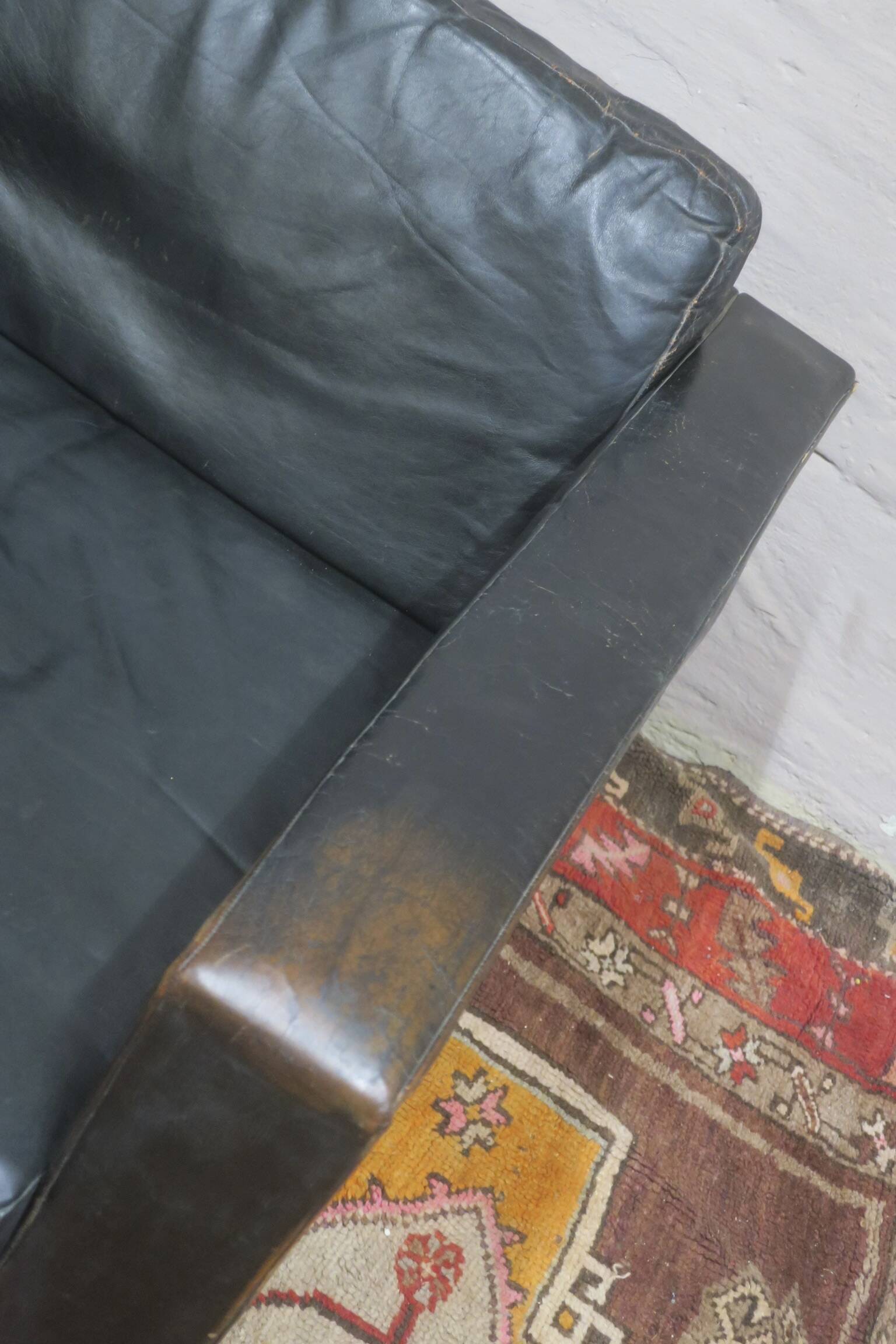 Earls COR leather lounge chair, 1950s