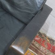 Fauteuil lounge en cuir COR Earls, années 1950
