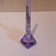 Murano cut glass candle holder