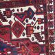 Nice ancient Persian carpet Hamadan 160x218 cm