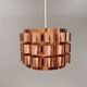Hanging lamp 1980s Denmark, by Werner Schou for his own company Coronell
