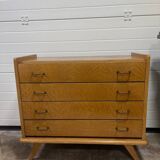 Compass foot chest of drawers