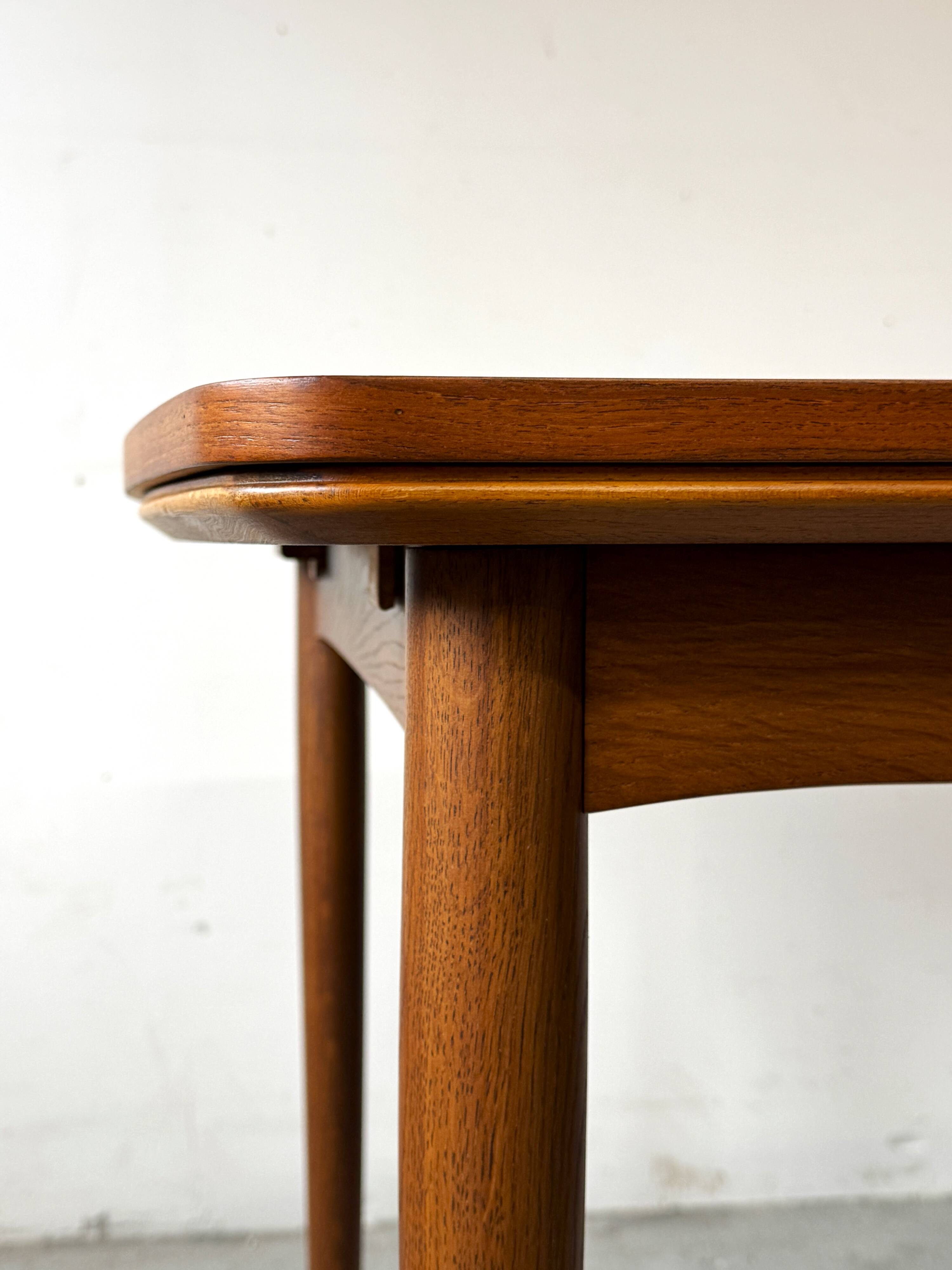 Teak Extending Table, Denmark 1960s/1970s, Vintage, Mid-C Modern