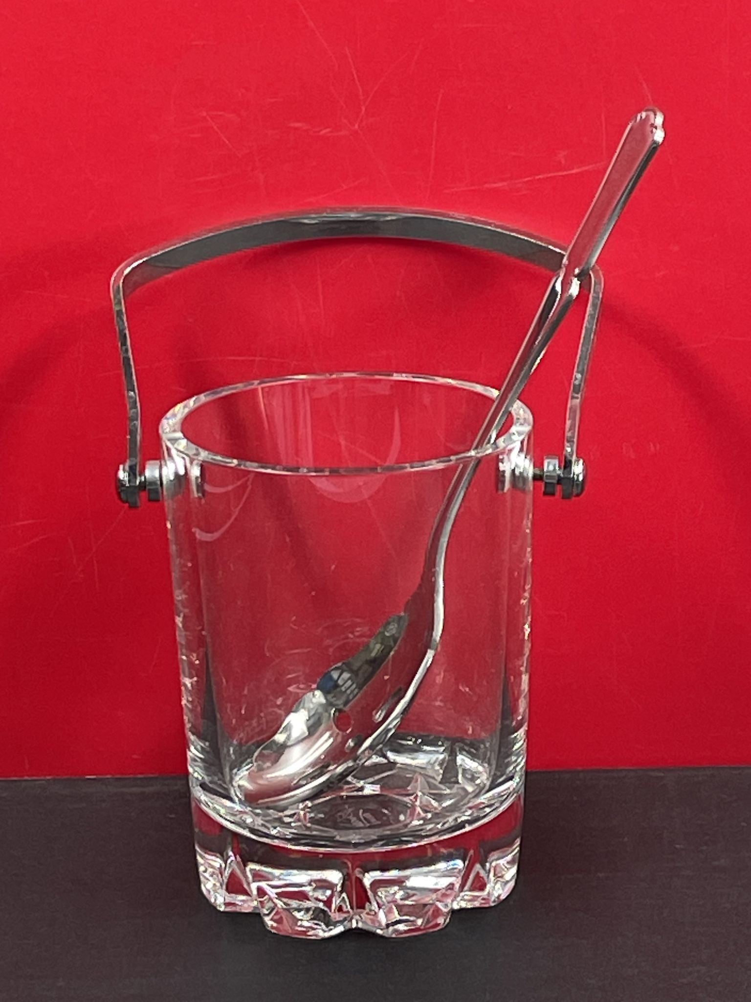 Ice bucket, vintage, Sèvres France, ice cubes, 13 x 10 cm, 1 kg, ice bucket