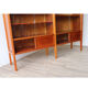 Bibliothèque avec étagères en bois 1960