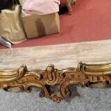 Large Baroque Louis XV Style Mirror in gilded wood from the early 20th century