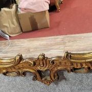 Large Baroque Louis XV Style Mirror in gilded wood from the early 20th century