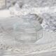 Sucrier Arcoroc vintage verre transparent