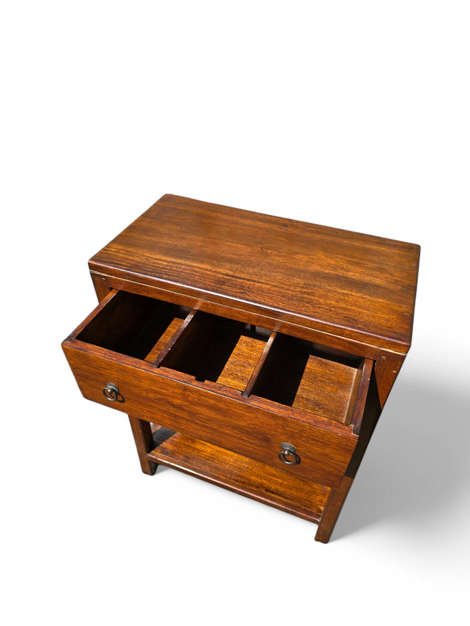 Solid wood bedside table