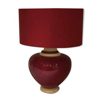 Ceramic table lamp, François Châtain France 1980s