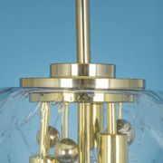 Sputnik Ball Chandelier by Doria, Germany, 1970s