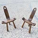 Tabouret tripode espagnol