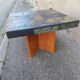 Table basse bois et pierre