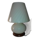 Mushroom lamp Murano spiral ochre colour 70s vintage glass be