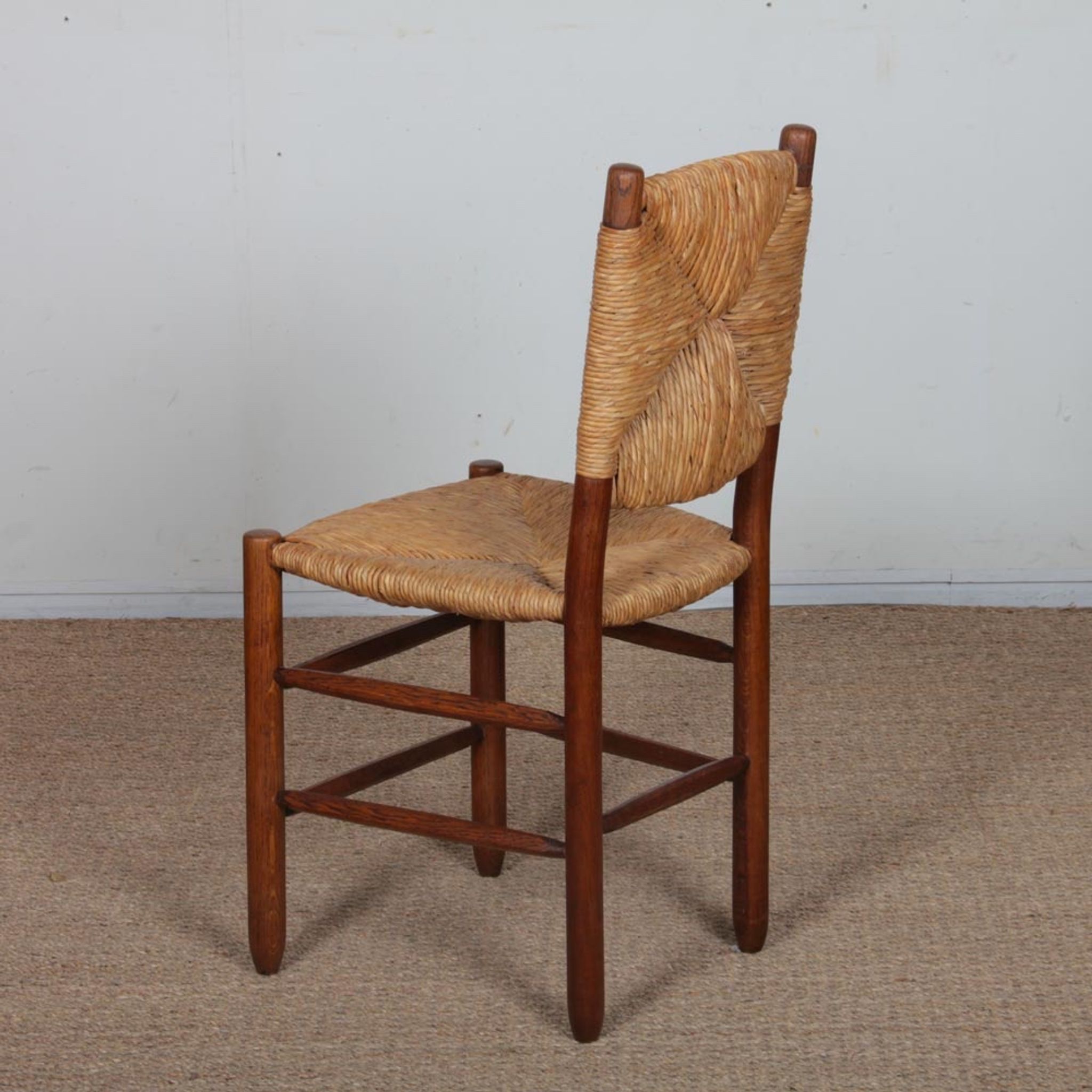 Set of 6 chairs, model Bauche no. 19, by Charlotte Perriand, 1950
