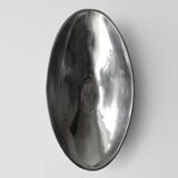 Polished Aluminum Contemporary Large Deep Bowl