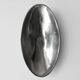 Polished Aluminum Contemporary Large Deep Bowl