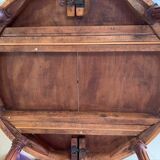 Round table Louis XVI style with 3 extensions