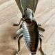 Vintage brass fly ashtray