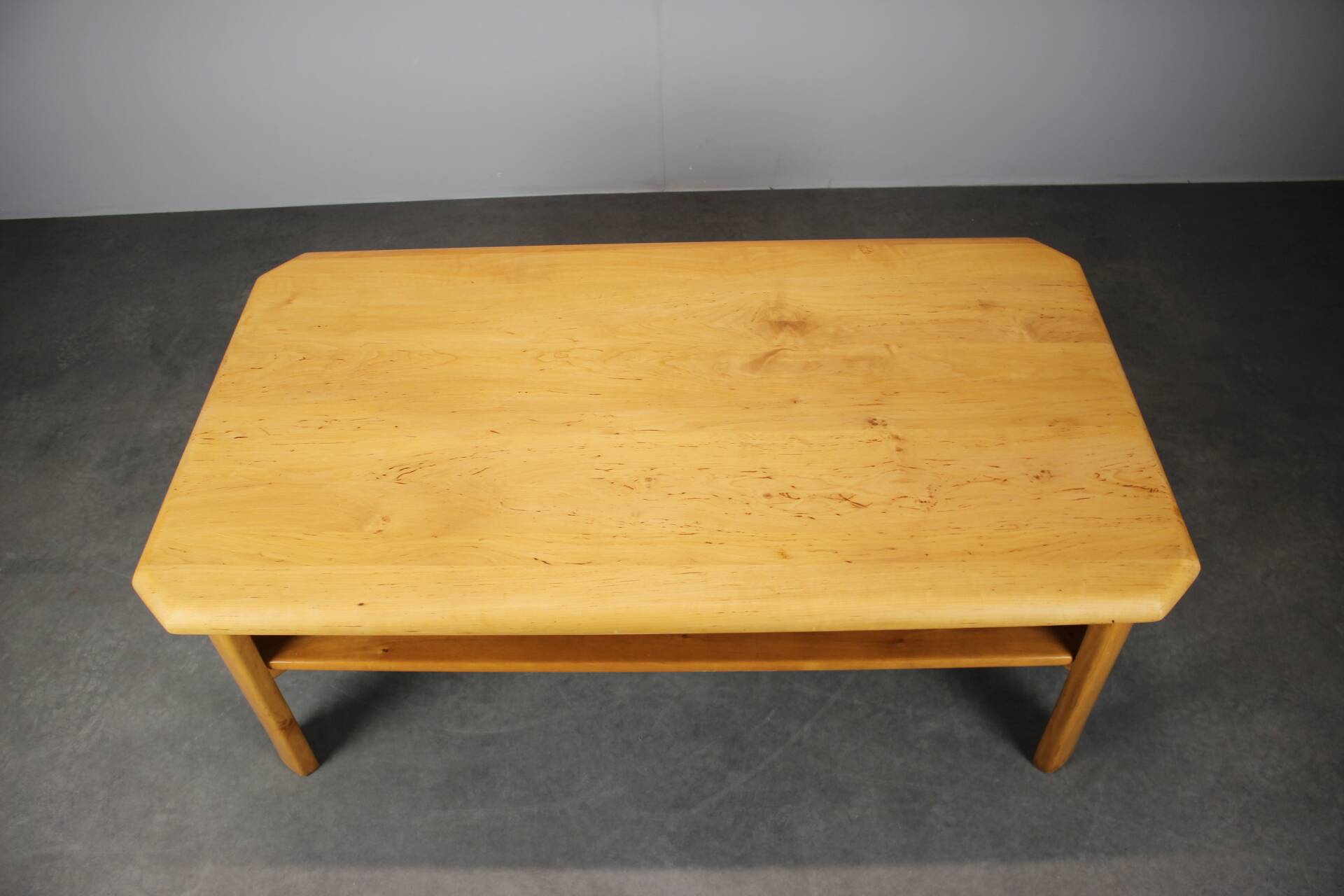 Mid-century Scandinavian conference table in solid birch, 1980s