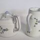 Pillivuyt porcelain tea or coffee service, floral model, Paris exhibition 1900