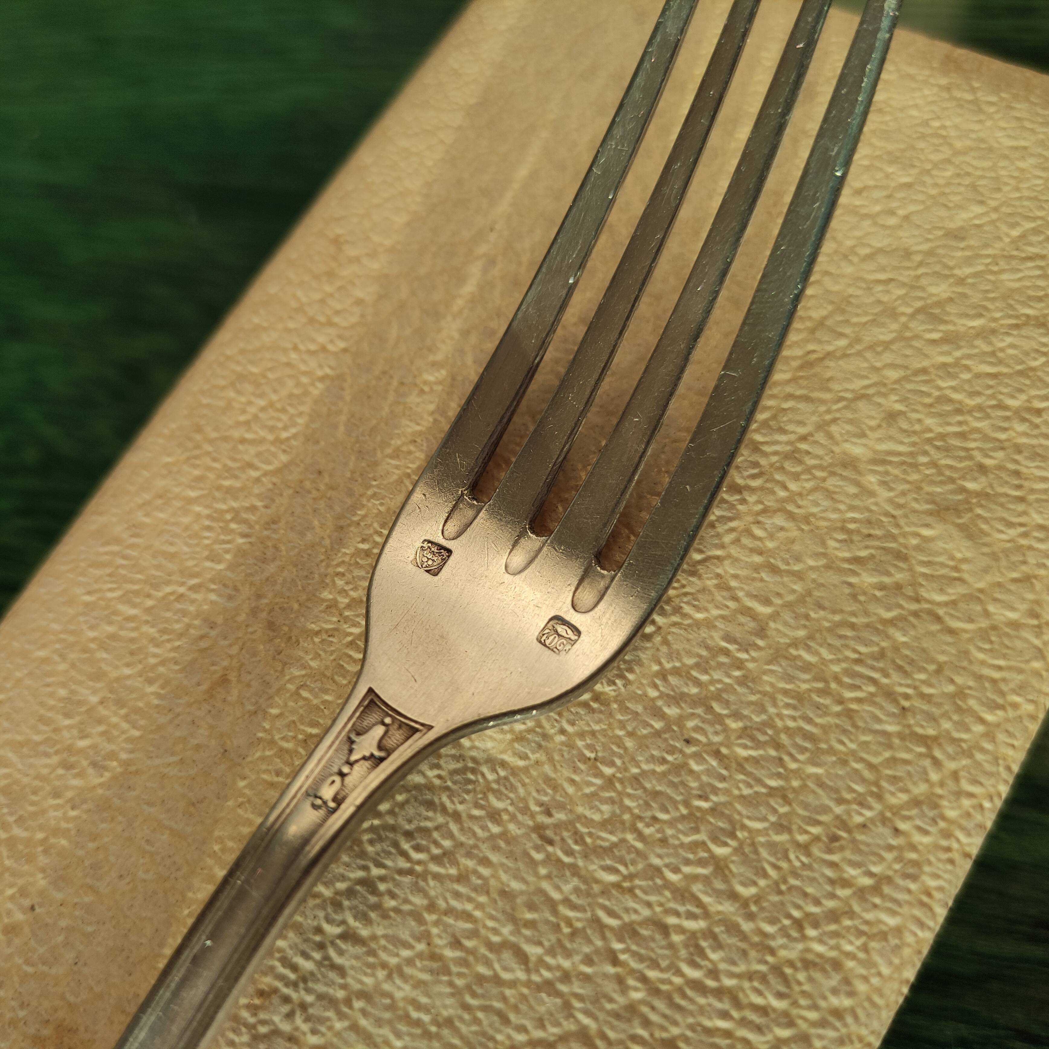 Silver metal cutlery SAM LUX
