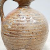 Old glazed terracotta jar