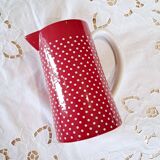 Polka dot pitcher