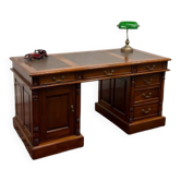 Classic English Desk Brown Leather