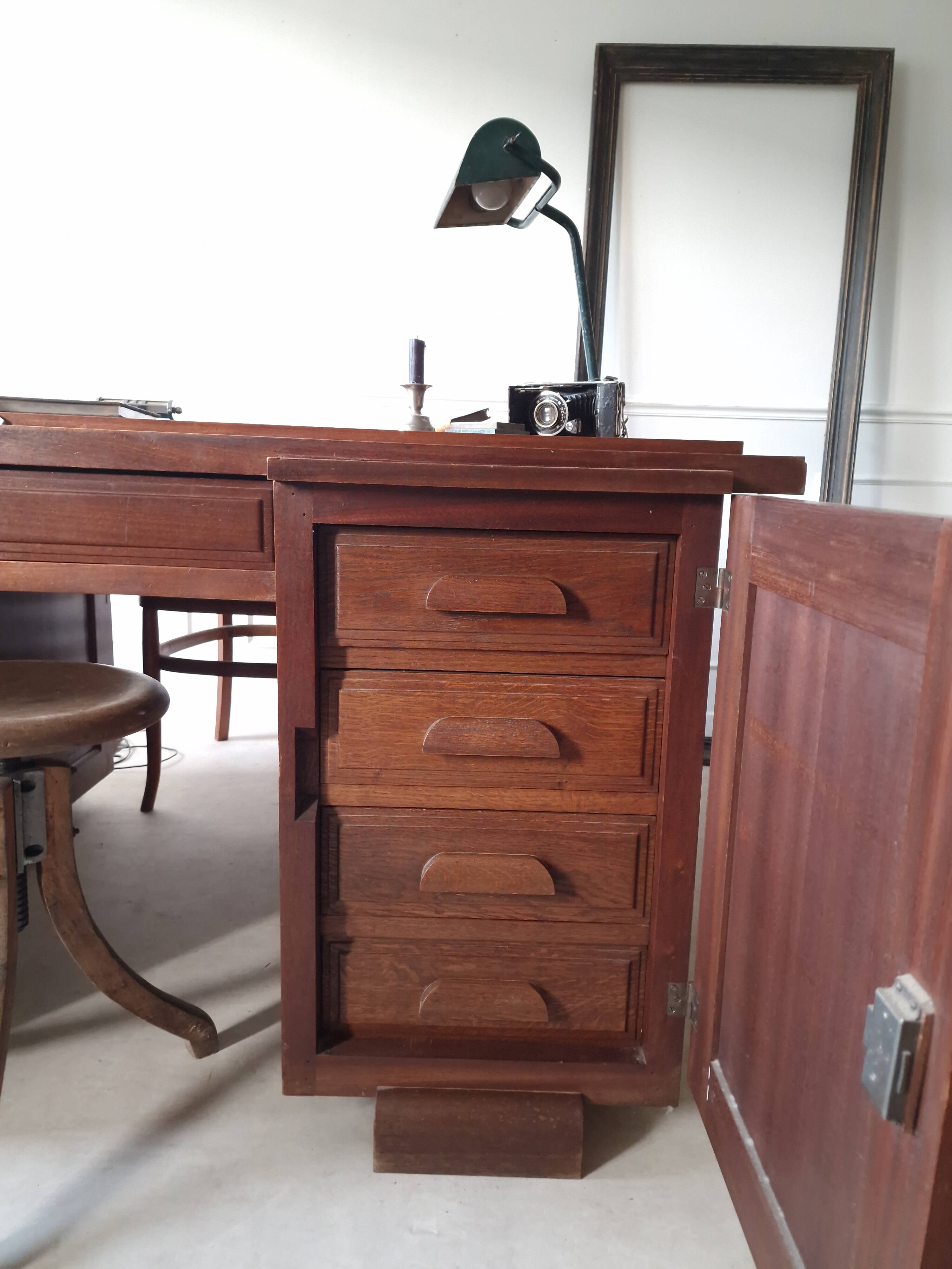 Antique double desk