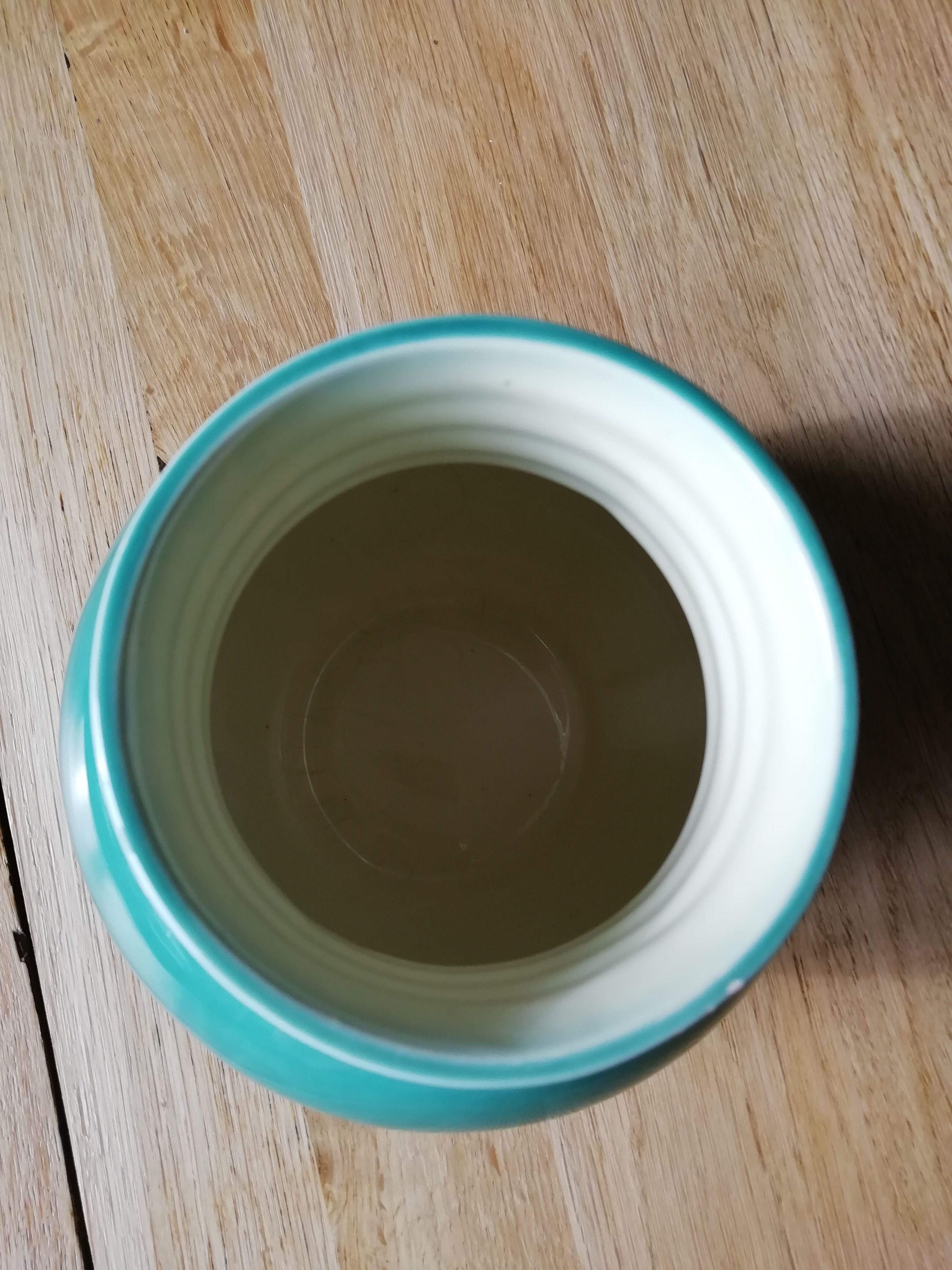 Emerald green ball vase