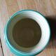 Emerald green ball vase