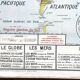 Old school map Vidal-Lablache 322, 1960 - World map, Out