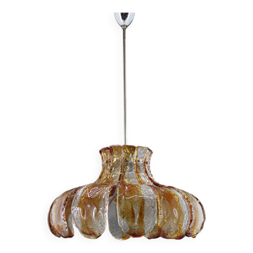 Grand Lustre en Verre de Murano des Années 1970 Mazzega, Italie