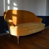 Sofa velvet seat vintage