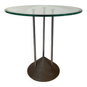 Post-modern Memphis style 80s side table