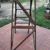 Old wooden stepladder