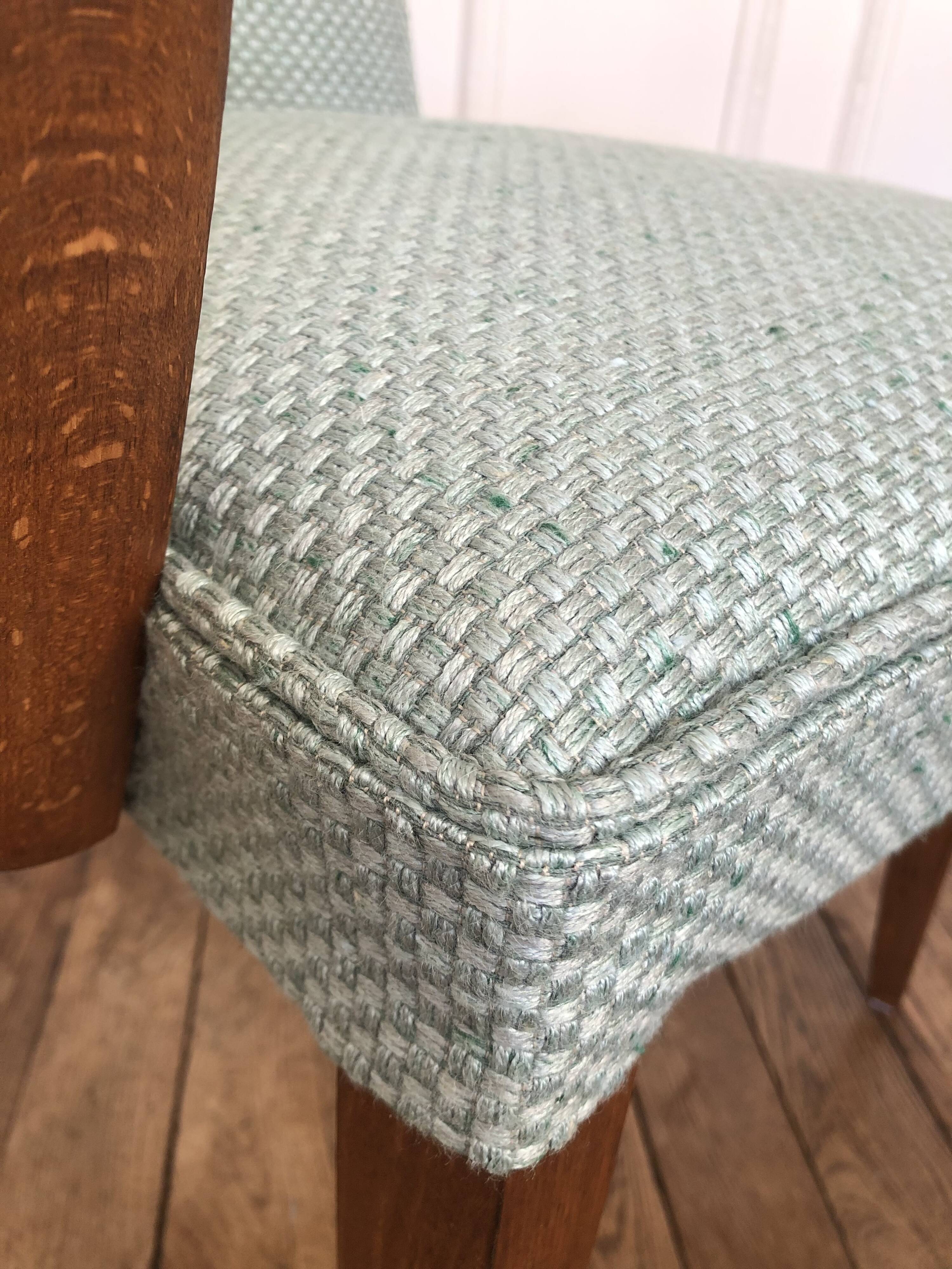 Restored Bridge Armchair - Mustache Back