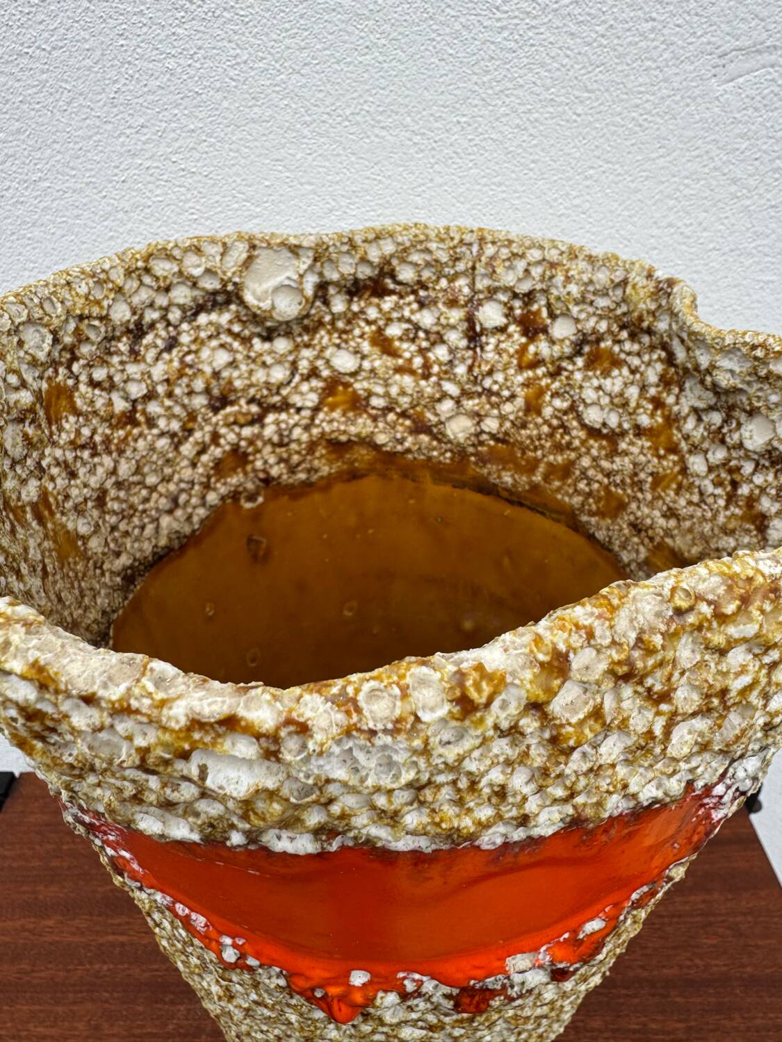 Large ceramic vase from Vallauris, 1970s