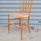 Chiavarine chair in wood and straw