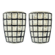 Pair of Mid-Century Modern Glass Wall Lights from Limburg, Germany, 1960s