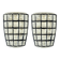 Pair of Mid-Century Modern Glass Wall Lights from Limburg, Germany, 1960s