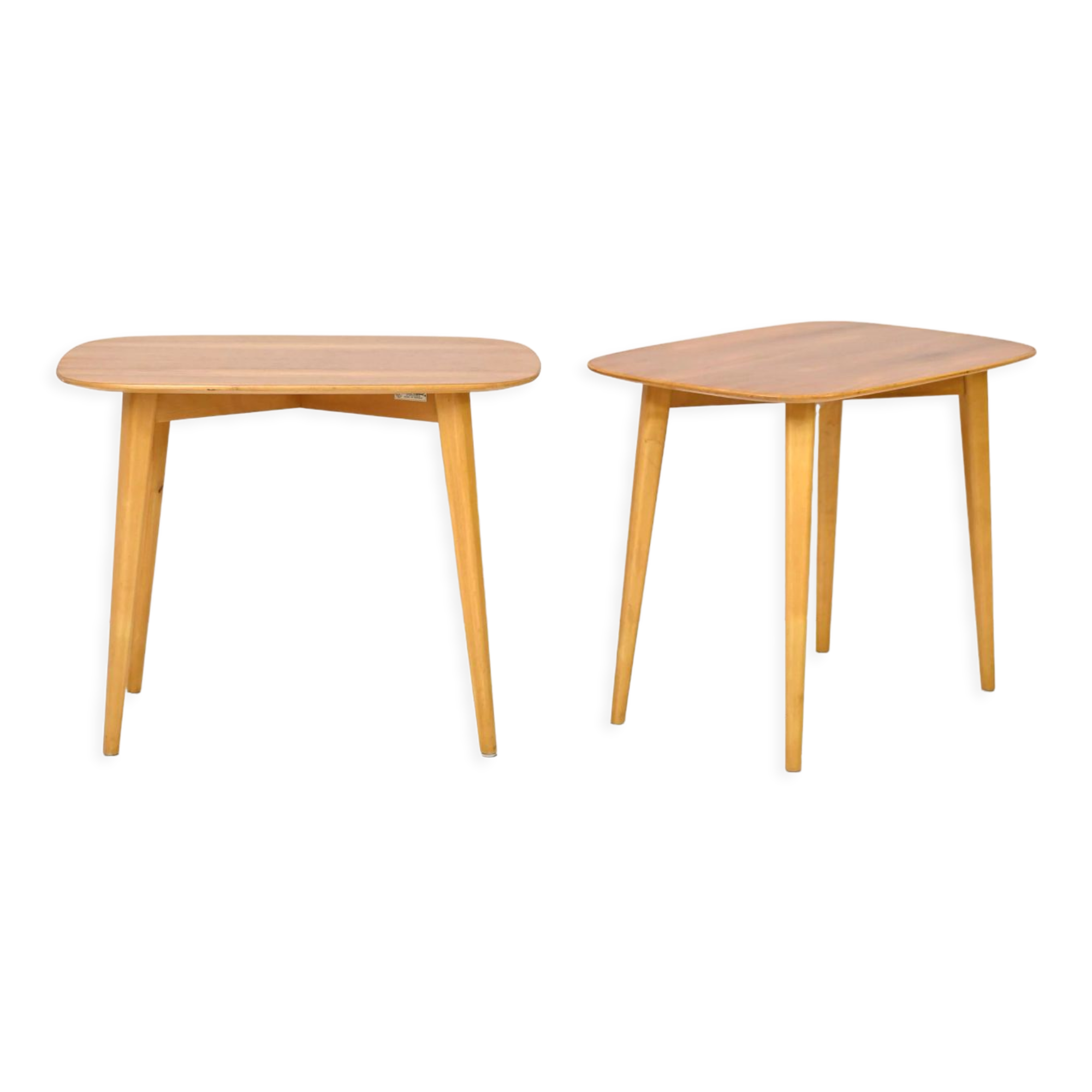 Scandinavian Modernism Oval Coffee Tables