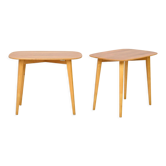 Tables basses ovales scandinaves du modernisme